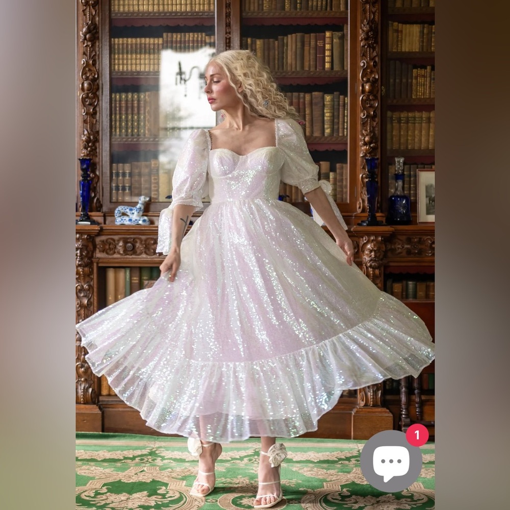 Fanciful Doll Windsor Dress in Unicorn Tears.